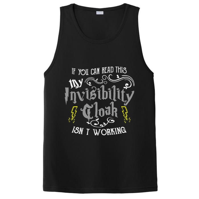 If You Can Read This My Invisibility Cloak Isn't Working Fun PosiCharge Competitor Tank