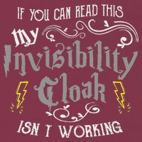 If You Can Read This My Invisibility Cloak Isn't Working Fun 16oz Travel Tumbler