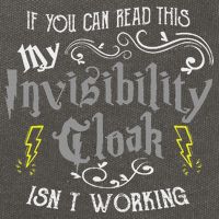 If You Can Read This My Invisibility Cloak Isn't Working Fun Cotton Canvas Backpack