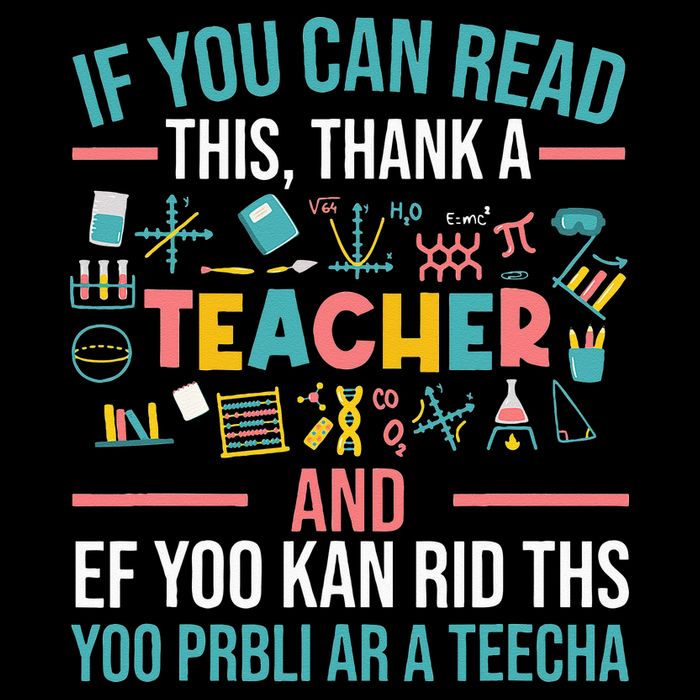 If You Can Read This Thank A Teacher Funny Teacher Drawstring Bag