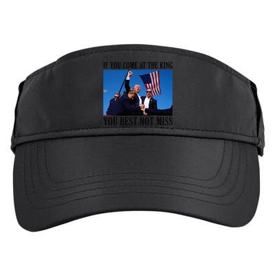 If You Come At The King You Best Not Miss Adult Drive Performance Visor