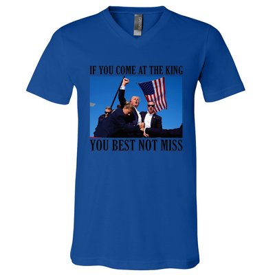 If You Come At The King You Best Not Miss V-Neck T-Shirt