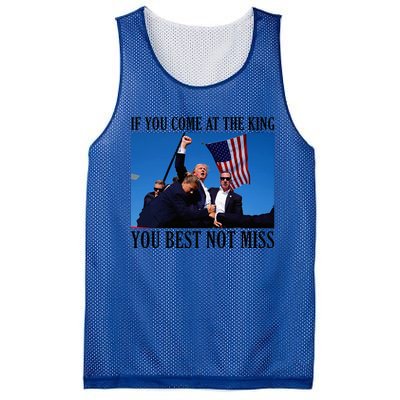 If You Come At The King You Best Not Miss Mesh Reversible Basketball Jersey Tank