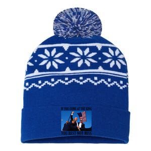 If You Come At The King You Best Not Miss USA-Made Snowflake Beanie