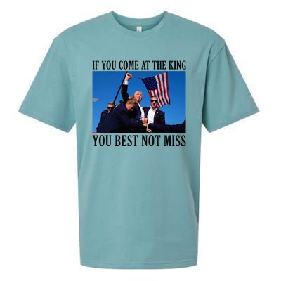 If You Come At The King You Best Not Miss Sueded Cloud Jersey T-Shirt