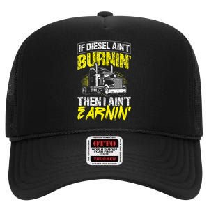 If You Can Read This The Bitch Fell Off BikerBack Print High Crown Mesh Back Trucker Hat