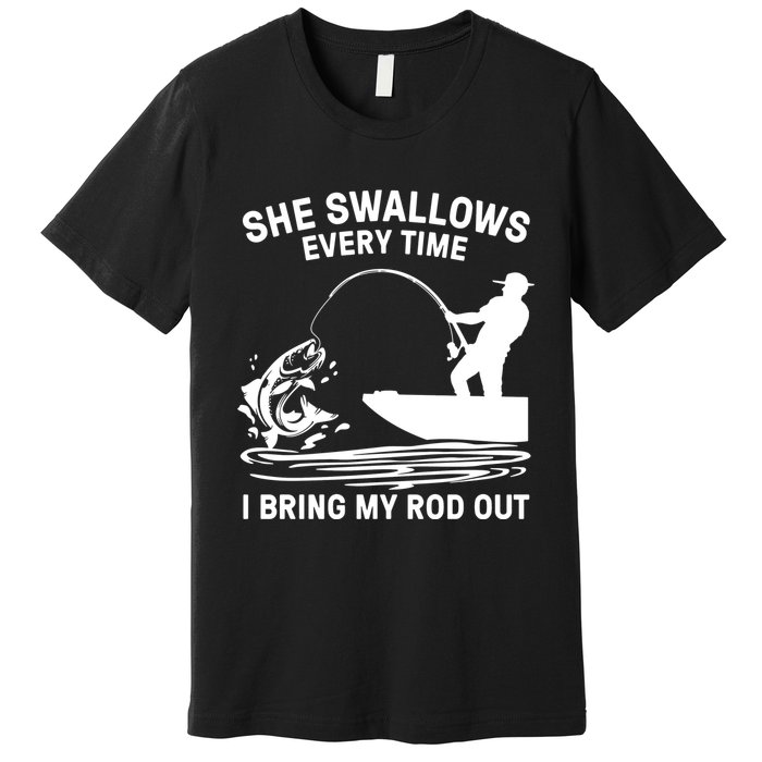 If You Can Read This You're Fishing Too Close Premium T-Shirt