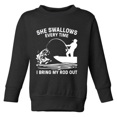 If You Can Read This You're Fishing Too Close Toddler Sweatshirt