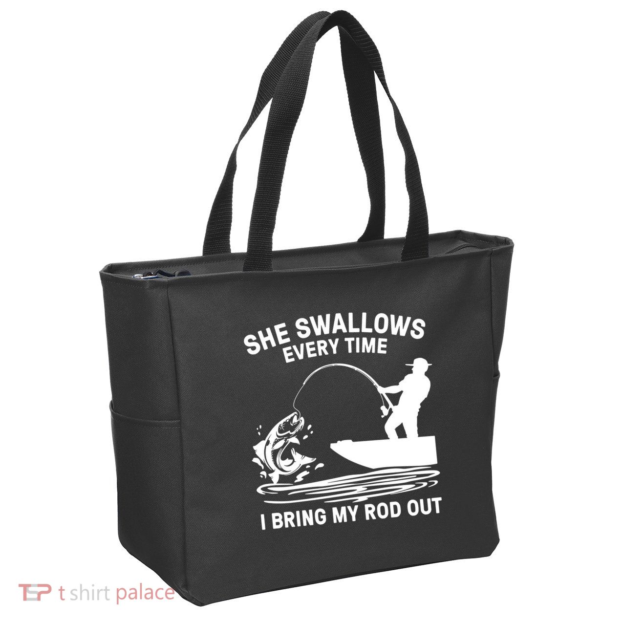 If You Can Read This You're Fishing Too Close Zip Tote Bag