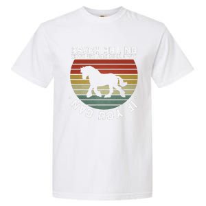 If You Can Read This Please Put Me Back On My Horse Retro Garment-Dyed Heavyweight T-Shirt