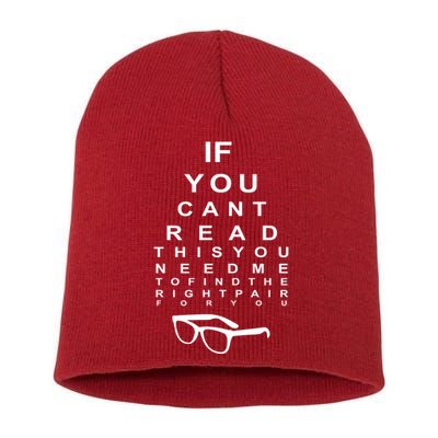 If You Cant Read This You Need Me To Find The Right Pair For You Short Acrylic Beanie