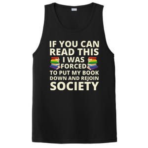 If You Can Read The I Was Forced To Put My Book Down And Rejoin Society PosiCharge Competitor Tank