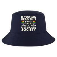 If You Can Read The I Was Forced To Put My Book Down And Rejoin Society Cool Comfort Performance Bucket Hat