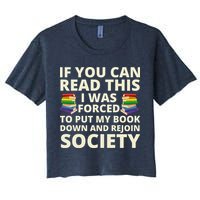 If You Can Read The I Was Forced To Put My Book Down And Rejoin Society Crop Top