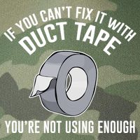 If You Can't Fix It With Duct Tape Funny Gift Legacy Tie Dye Trucker Hat
