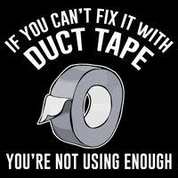 If You Can't Fix It With Duct Tape Funny Gift Drawstring Bag