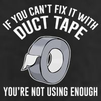 If You Can't Fix It With Duct Tape Funny Gift Golf Towel