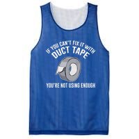 If You Can't Fix It With Duct Tape Funny Gift Mesh Reversible Basketball Jersey Tank