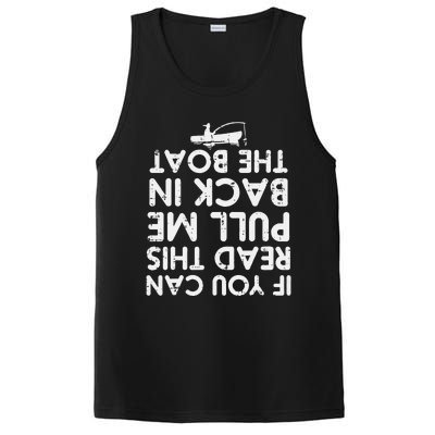 If You Can Read This Pull Be Back Boat Fishing PosiCharge Competitor Tank