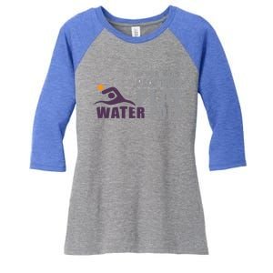 If You Can't Play Nice Play Water Polo Meaningful Gift Women's Tri-Blend 3/4-Sleeve Raglan Shirt