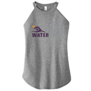 If You Can't Play Nice Play Water Polo Meaningful Gift Women's Perfect Tri Rocker Tank