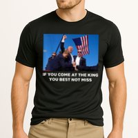 If You Come At The King You Best Not Miss Trump Shot Fist Cooling Performance Crew T-Shirt