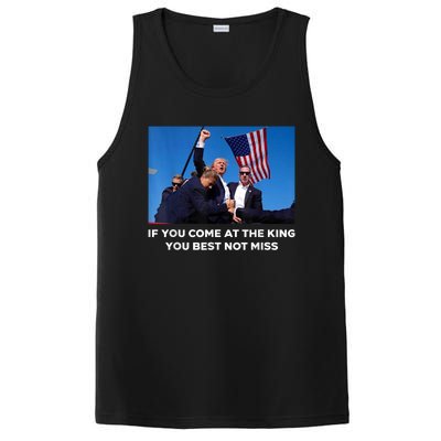 If You Come At The King You Best Not Miss Trump Shot Fist PosiCharge Competitor Tank