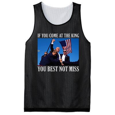 If You Come At The King You Best Not Miss Mesh Reversible Basketball Jersey Tank