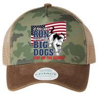 If You Cant Run With Big Dog Stay On Porch Legacy Tie Dye Trucker Hat