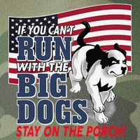 If You Cant Run With Big Dog Stay On Porch Legacy Tie Dye Trucker Hat