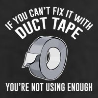 If You Can't Fix It With Duct Tape Funny Meaningful Gift Garment-Dyed Fleece Hoodie