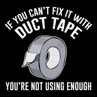 If You Can't Fix It With Duct Tape Funny Meaningful Gift Sustainable Bucket Hat