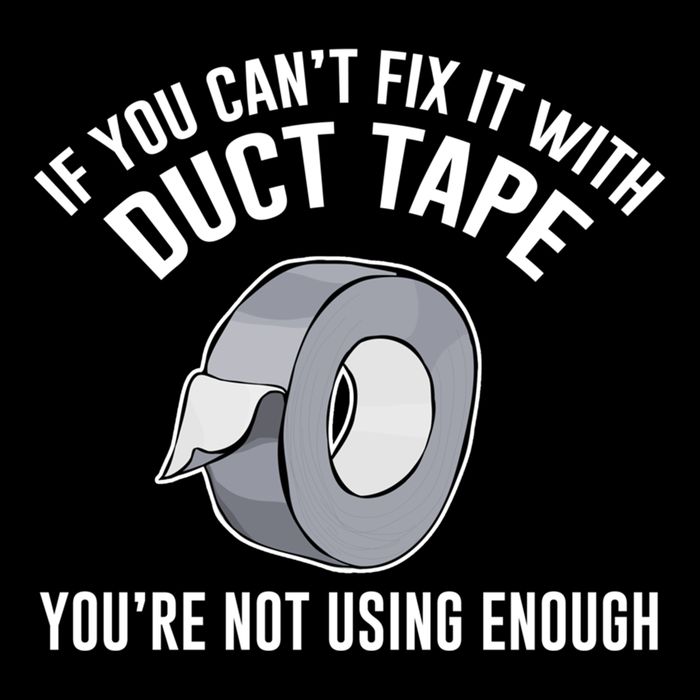 If You Can't Fix It With Duct Tape Funny Meaningful Gift Cooling Performance Long Sleeve Crew
