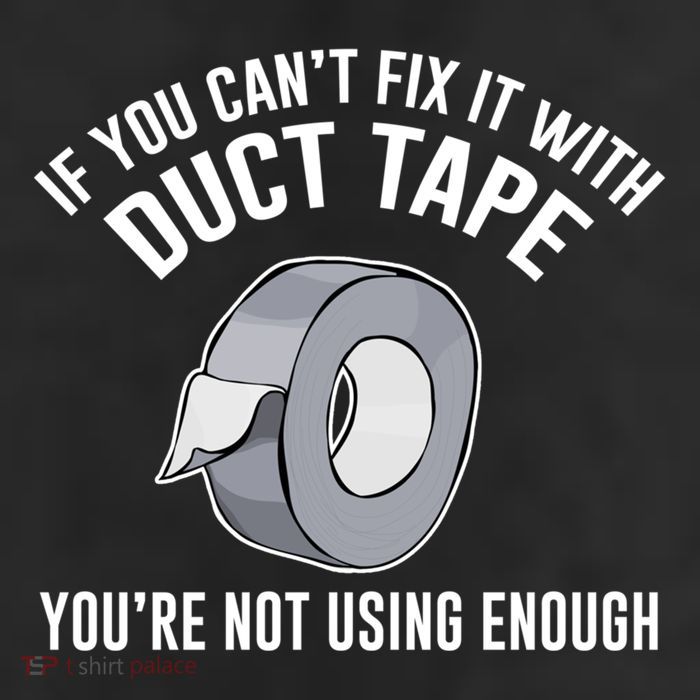 If You Can't Fix It With Duct Tape Funny Meaningful Gift Golf Towel