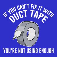 If You Can't Fix It With Duct Tape Funny Meaningful Gift Short Acrylic Beanie