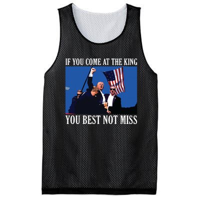 If You Come At The King You Best Not Miss Mesh Reversible Basketball Jersey Tank