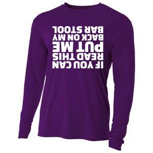 If You Can Read This Put Me Back Cooling Performance Long Sleeve Crew