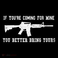 If Youre Coming For Mine You Better Bring Yours Ar15 Gun Meaningful Gift Sustainable Bucket Hat