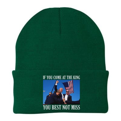 If You Come At The King You Best Not Miss Bold Knit Cap Winter Beanie