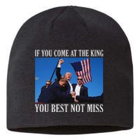 If You Come At The King You Best Not Miss Bold Sustainable Beanie