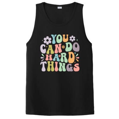 Inspirational You Can Do Hard Things PosiCharge Competitor Tank