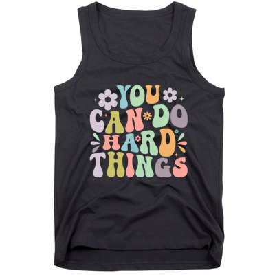 Inspirational You Can Do Hard Things Tank Top