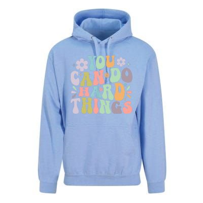 Inspirational You Can Do Hard Things Unisex Surf Hoodie