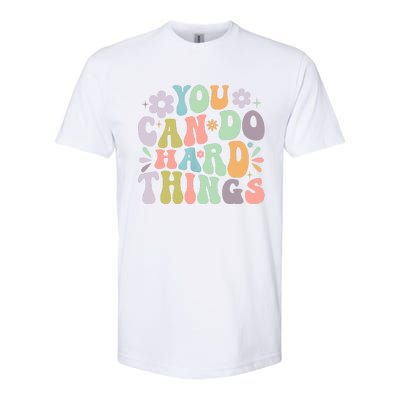 Inspirational You Can Do Hard Things Softstyle CVC T-Shirt