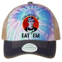 If You Can Beat Em Eat Em Jeffrey Dahmer Legacy Tie Dye Trucker Hat