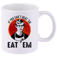 If You Can Beat Em Eat Em Jeffrey Dahmer 11oz C Handle Ceramic Mug