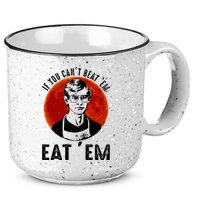 If You Can Beat Em Eat Em Jeffrey Dahmer 15oz Campfire Ceramic Mug