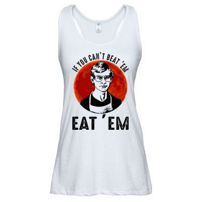 If You Can Beat Em Eat Em Jeffrey Dahmer Ladies Essential Flowy Tank