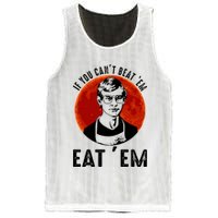 If You Can Beat Em Eat Em Jeffrey Dahmer Mesh Reversible Basketball Jersey Tank
