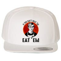 If You Can Beat Em Eat Em Jeffrey Dahmer Wool Snapback Cap